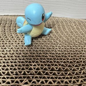 Squirtle Pokemon - Sitting & Winking WCT Figure - 2019 Wicked Cool Toys - 1.5"